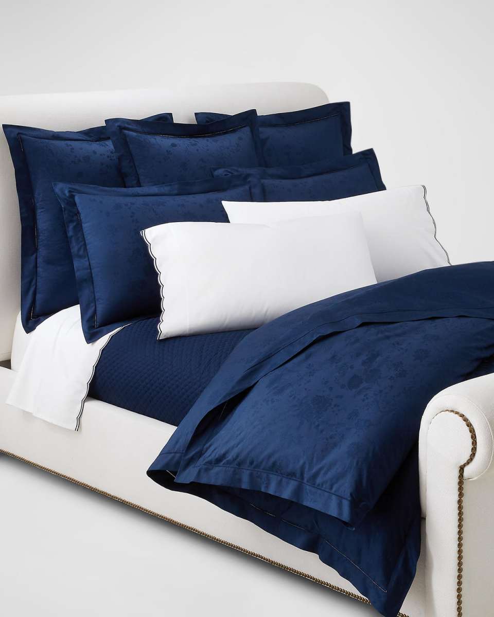 Organic Cotton Bethany Jacquard Flat Sheet, KING