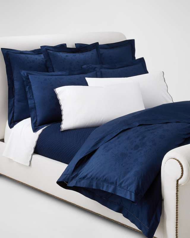 Organic Cotton Bethany Jacquard Flat Sheet, KING