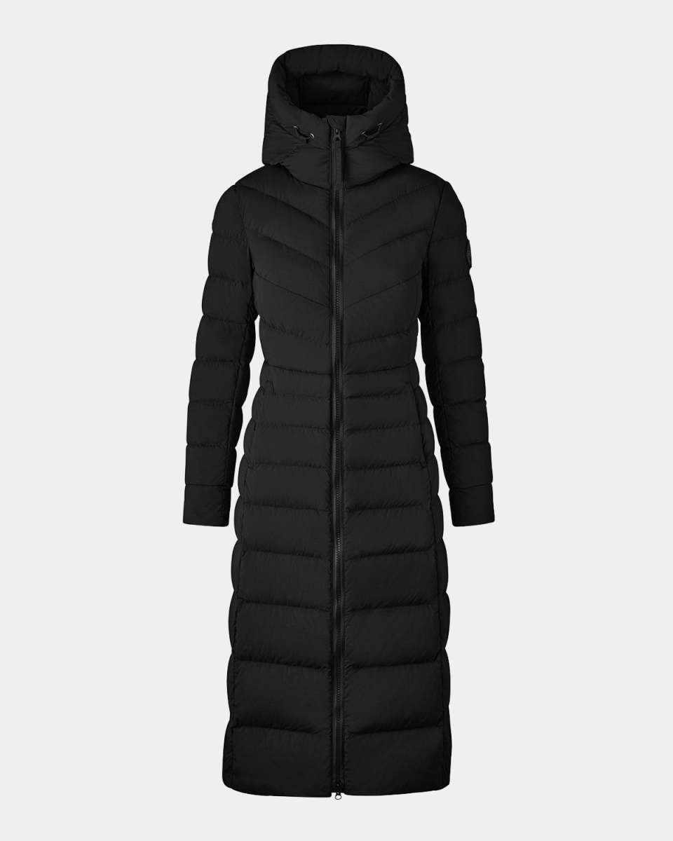 Clair Long Coat Black Labe