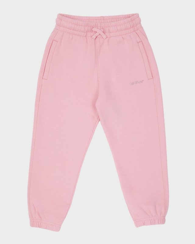 Girl's Bookish Logo-Print Sweatpants, Size 4-