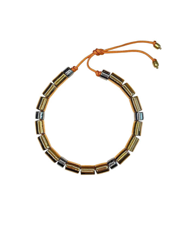 Large Karat and Coin Candy Necklac