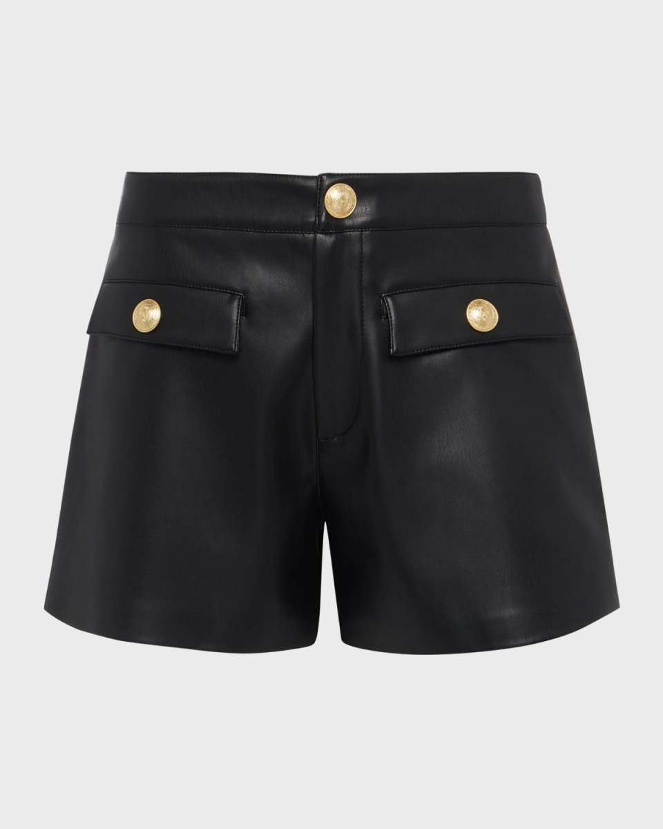 Dionne Faux Leather Shorts