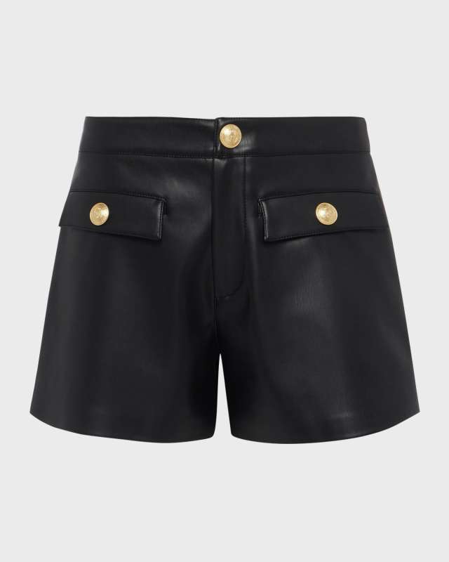 Dionne Faux Leather Shorts
