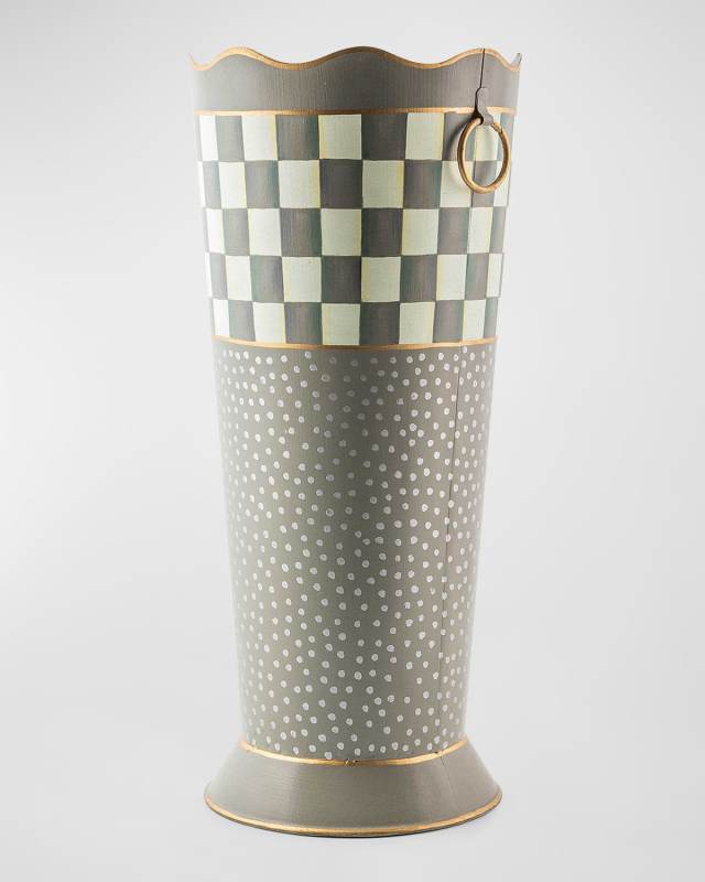 Sterling Check Umbrella Stand