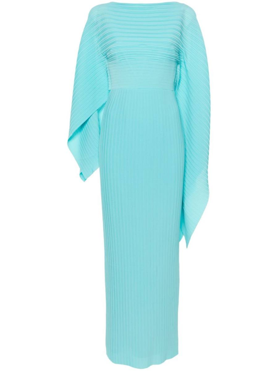 Adami plissé maxi dress