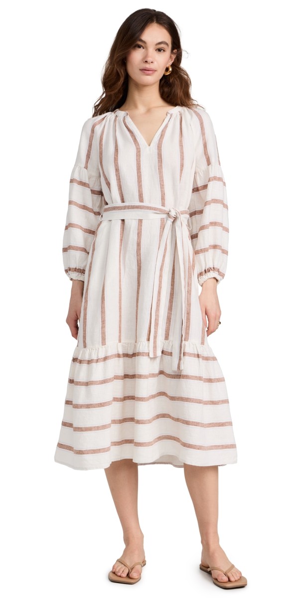 RAILS Vittoria Dress Coconut Stripe