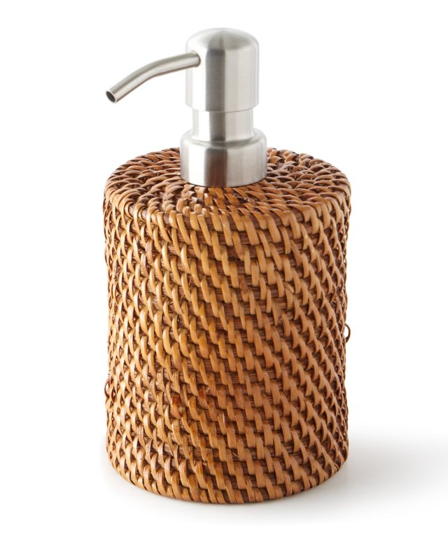 Dalton Round Rattan Soap Pump