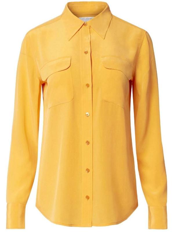 silk long-sleeve shirt