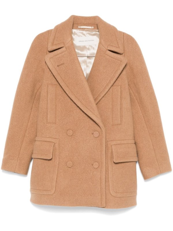 double-breasted coat