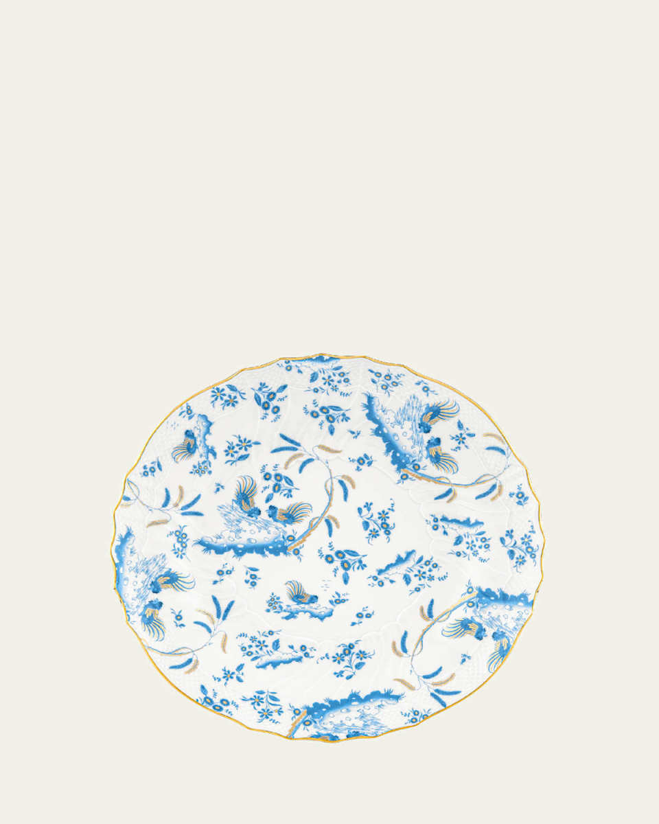 Oro di Doccia Large Round Platter, Turchese