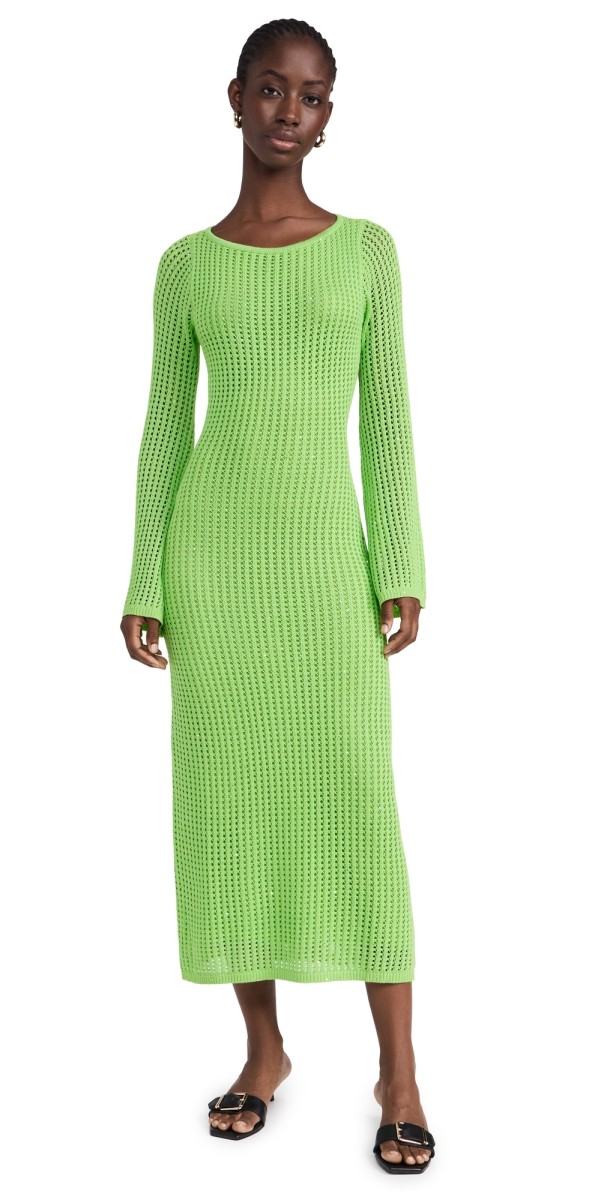 Runaway the Label Tashani Midi Dress Apple