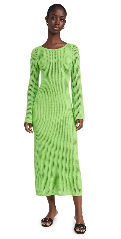 Runaway the Label Tashani Midi Dress Apple