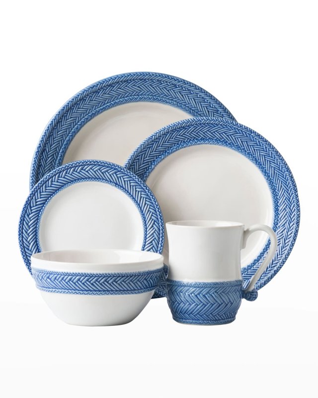 Le Panier 5pc Place Setting - Delft Blue
