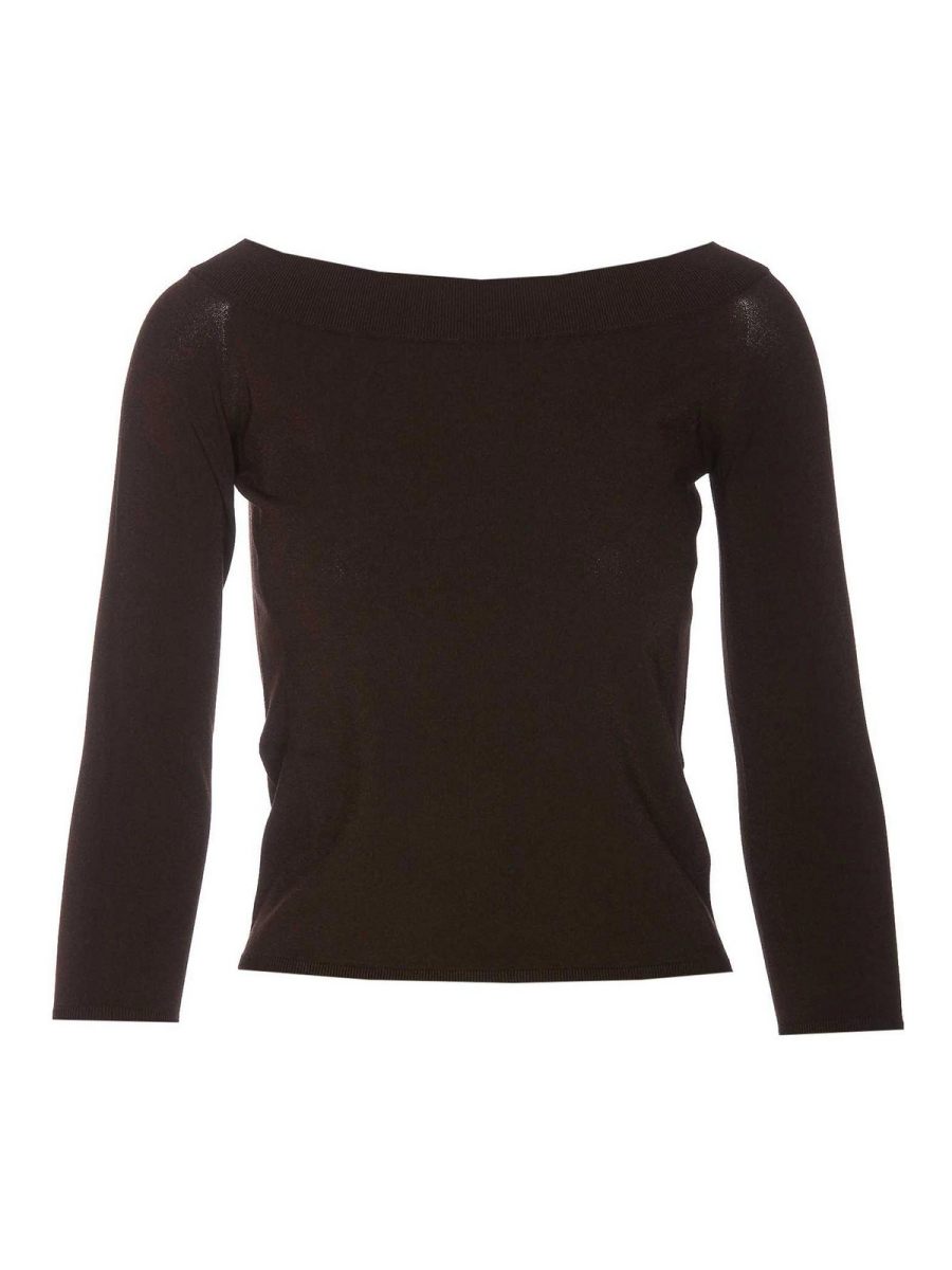 Roberto Collina Pull Col Rond - Marron