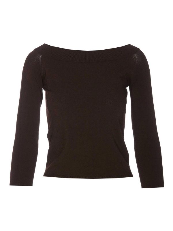 Roberto Collina Pull Col Rond - Marron