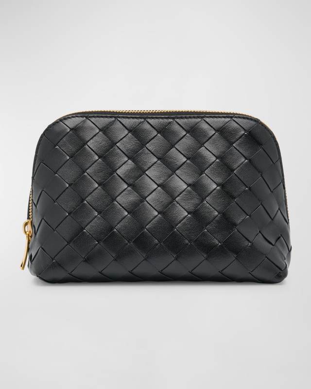 Medium Half Moon Beauty Pouch Bag