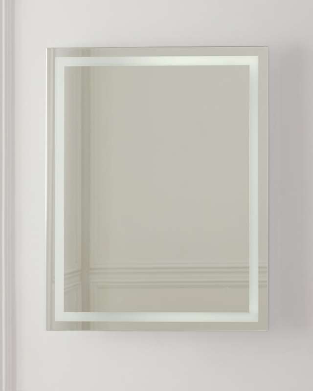 Rectangular LED Mirror With Defogger and Dimmer, 3000K, 30" x 24"