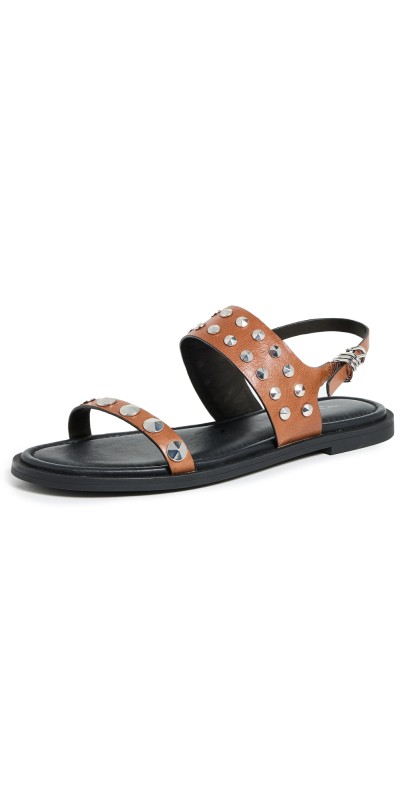 rag & bone Geo Stud Sandals Saddle