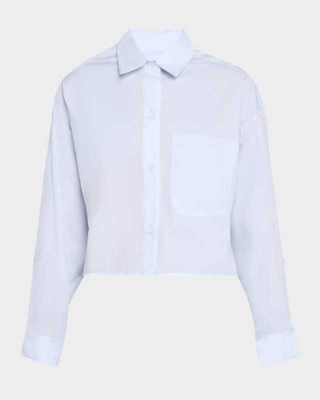 Soon To Be Ex Superfine Cotton Button-Front Shirt