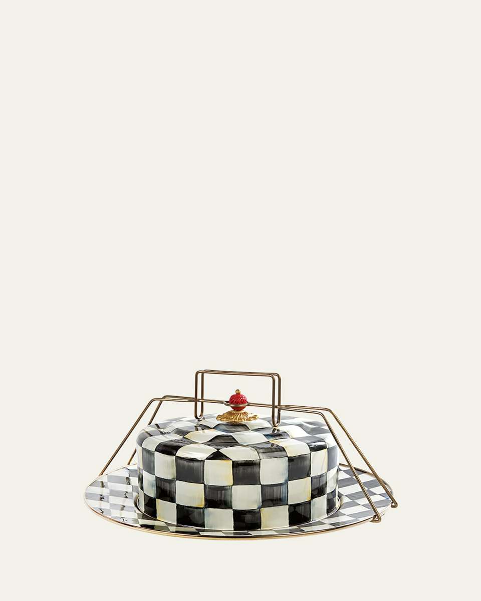 Courtly Check Cake Carrier