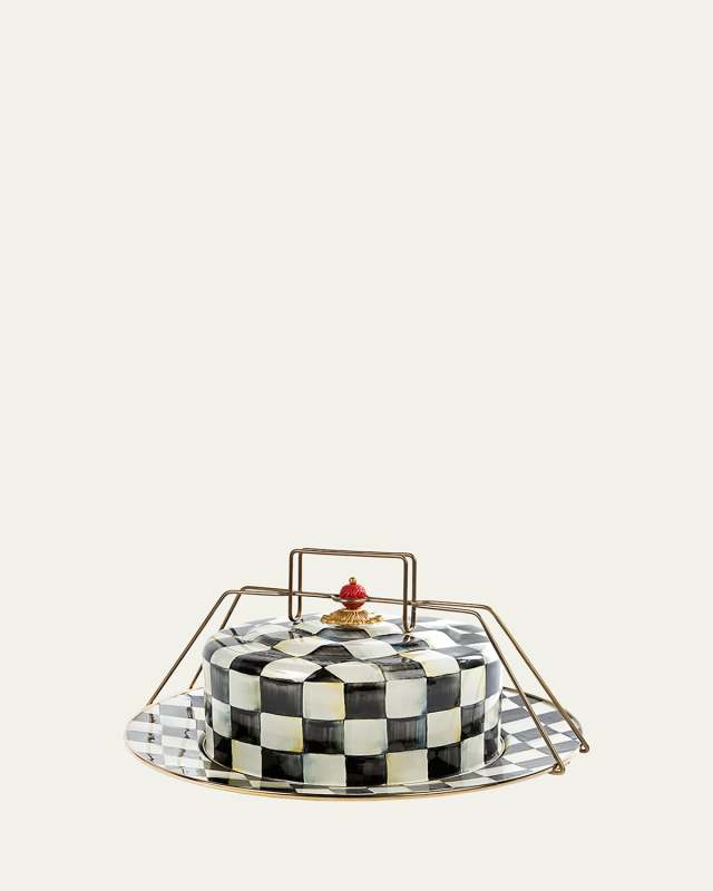 Courtly Check Cake Carrier