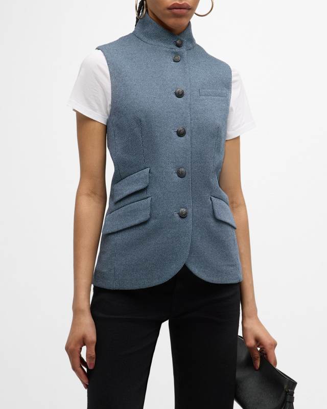 Slade Italian Jacquard Vest