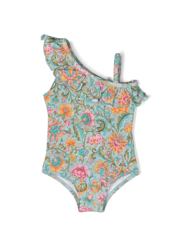 Audrey floral-print swimsui