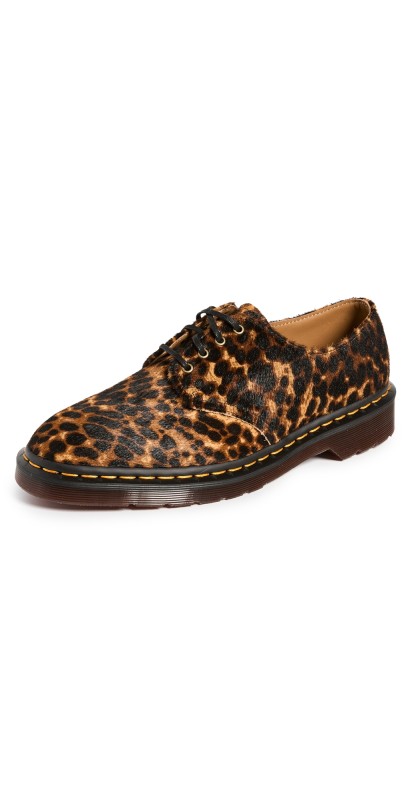 Dr. Martens Smiths 4 Eye Shoe Micro Leopard