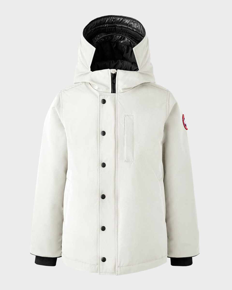Kid's Logan Hooded Down Parka, Size S-