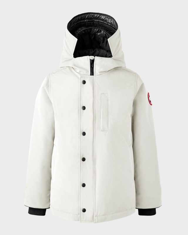 Kid's Logan Hooded Down Parka, Size S-