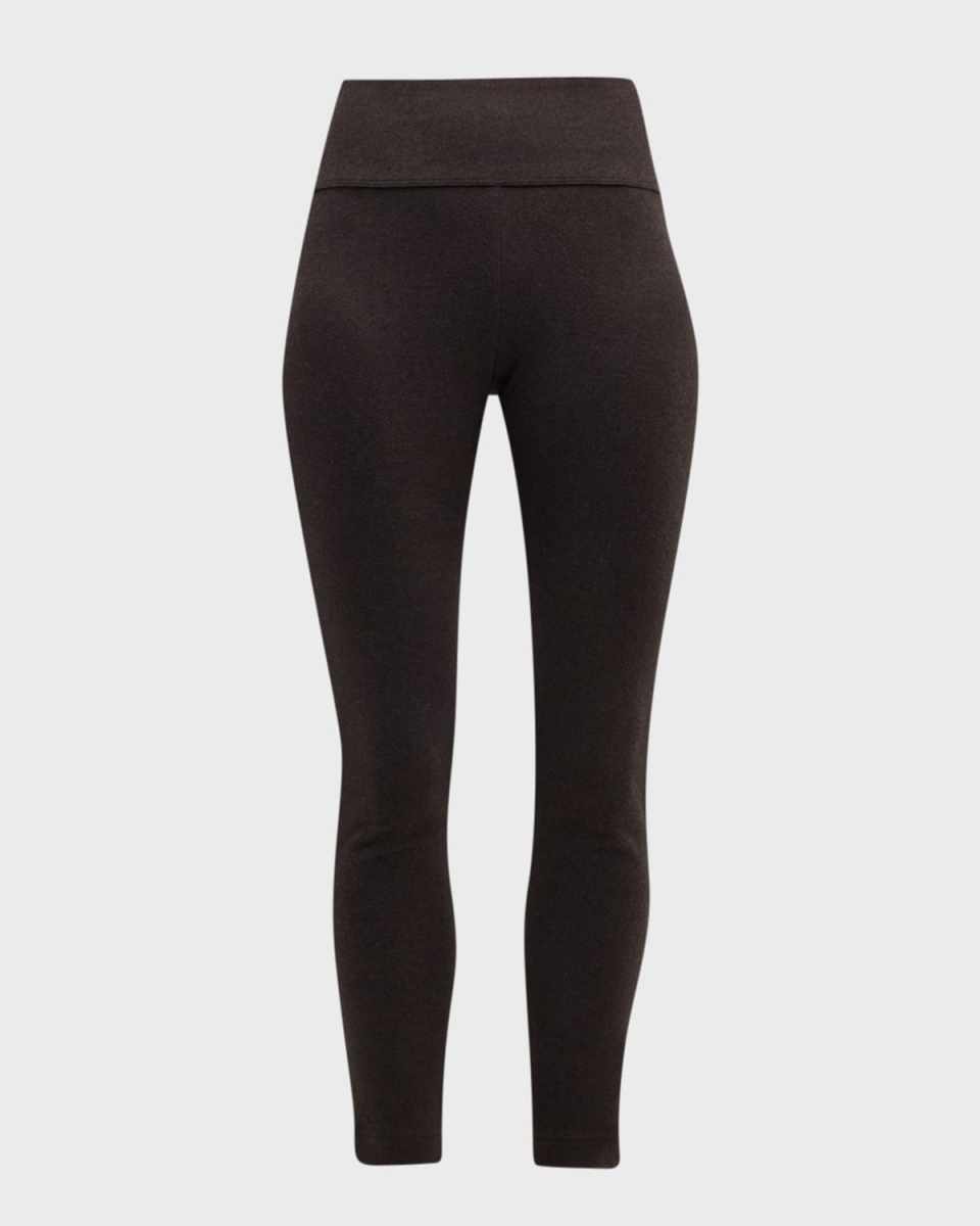 Yoke Compact-Knit Leggings