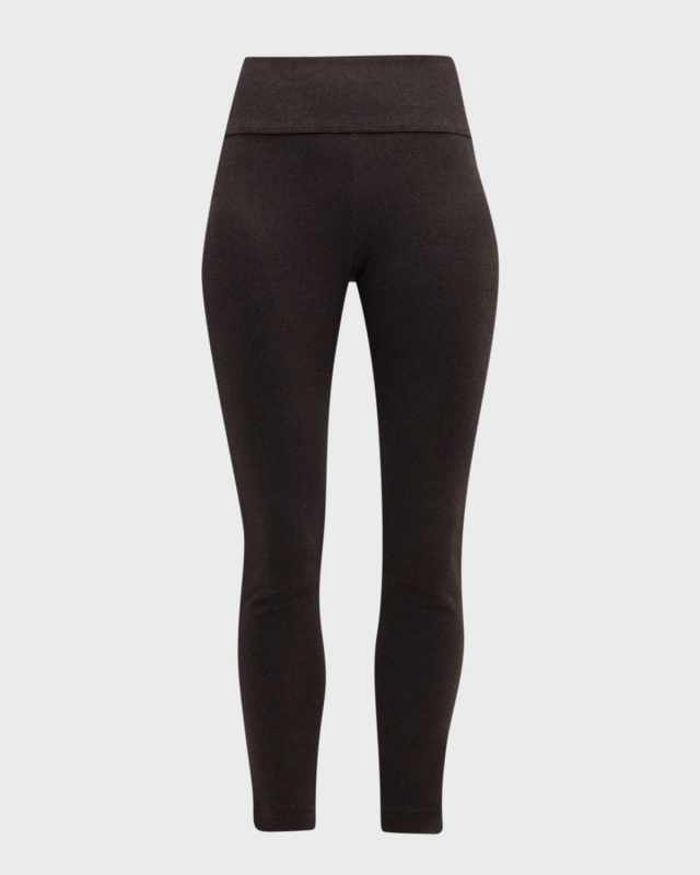 Yoke Compact-Knit Leggings