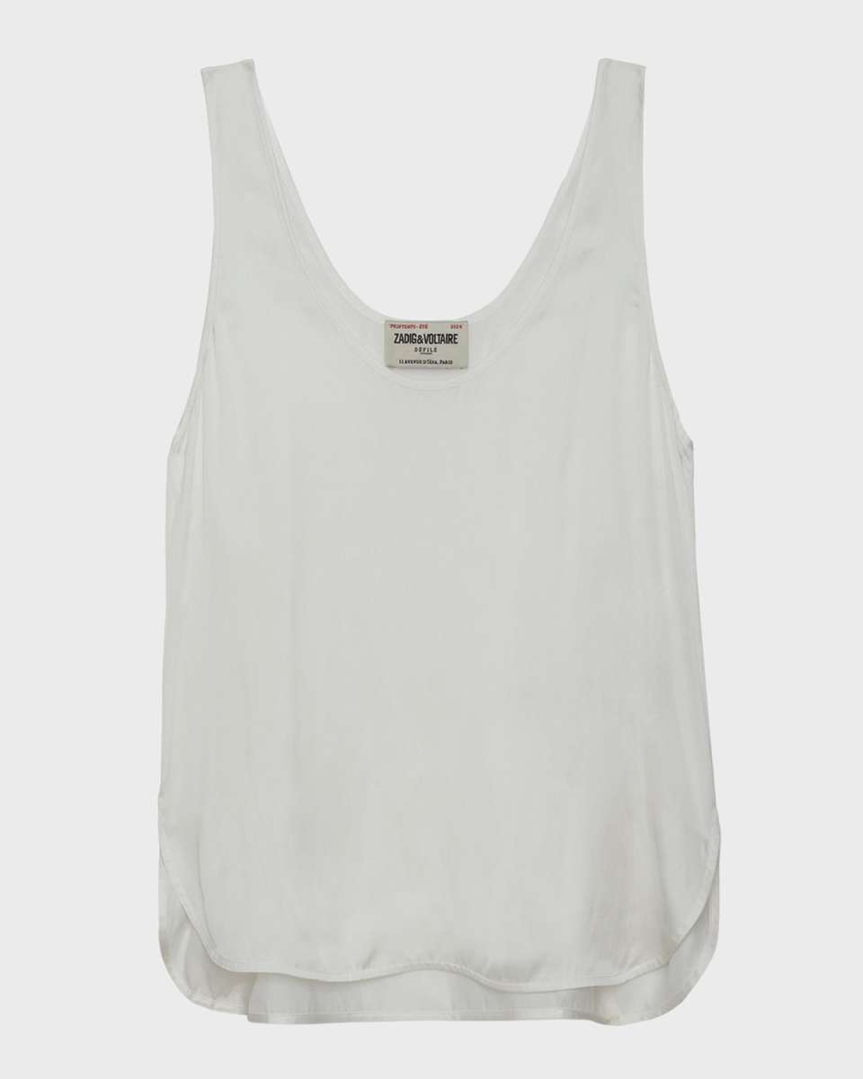 Carys Satin Tank Top