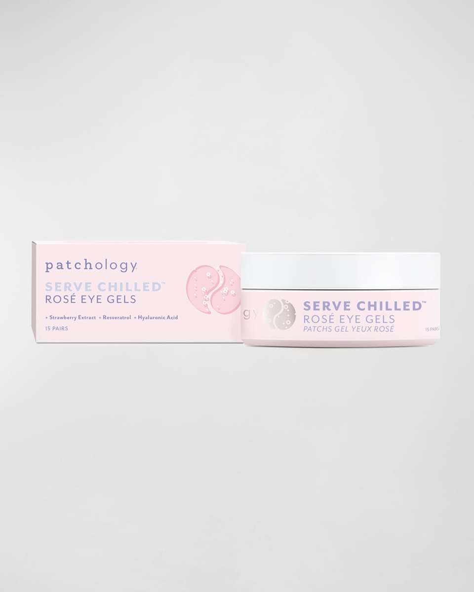 Served Chilled Rose Eye Gels,