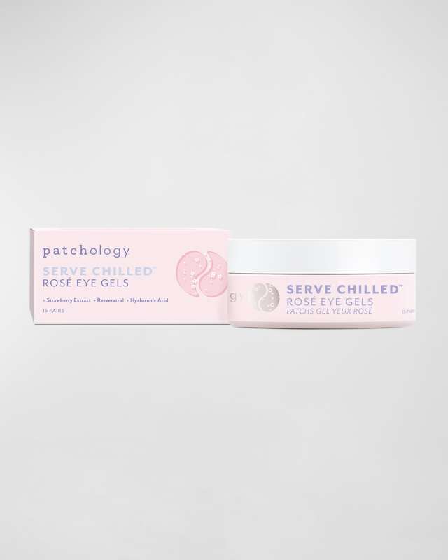 Served Chilled Rose Eye Gels,