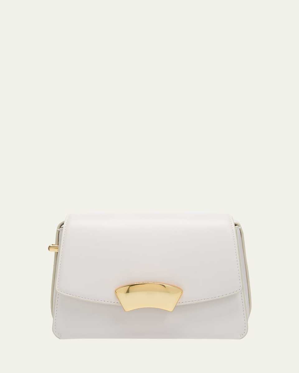 ID Flap Leather Shoulder Bag
