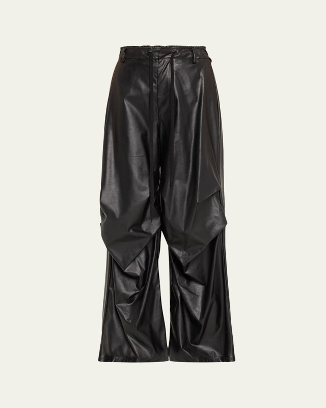 Faux-Leather Pants