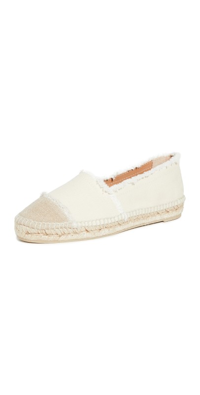 Castañer Kampala Espadrille Flats Ivory