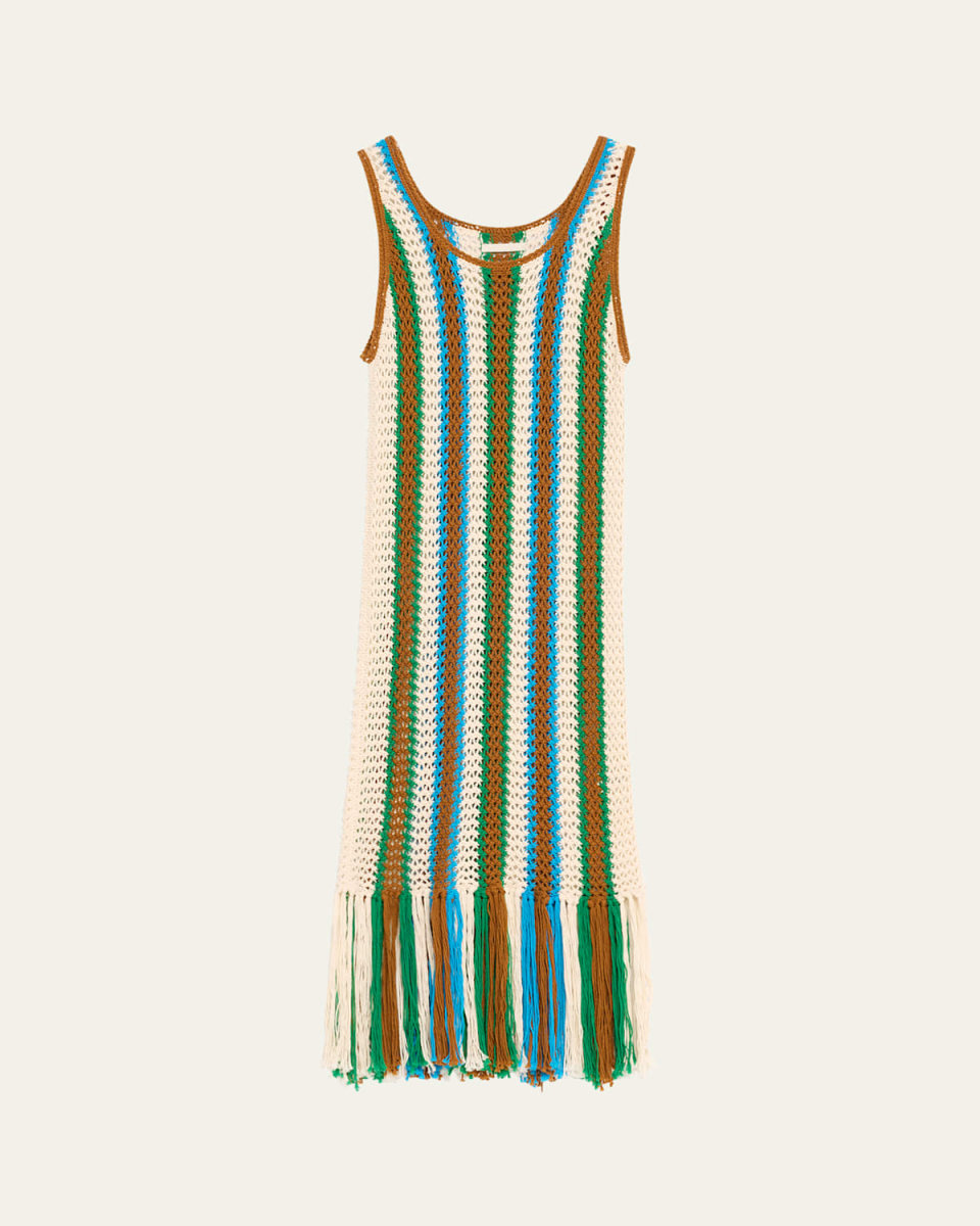 The Benefits Fringe Maxi Dress