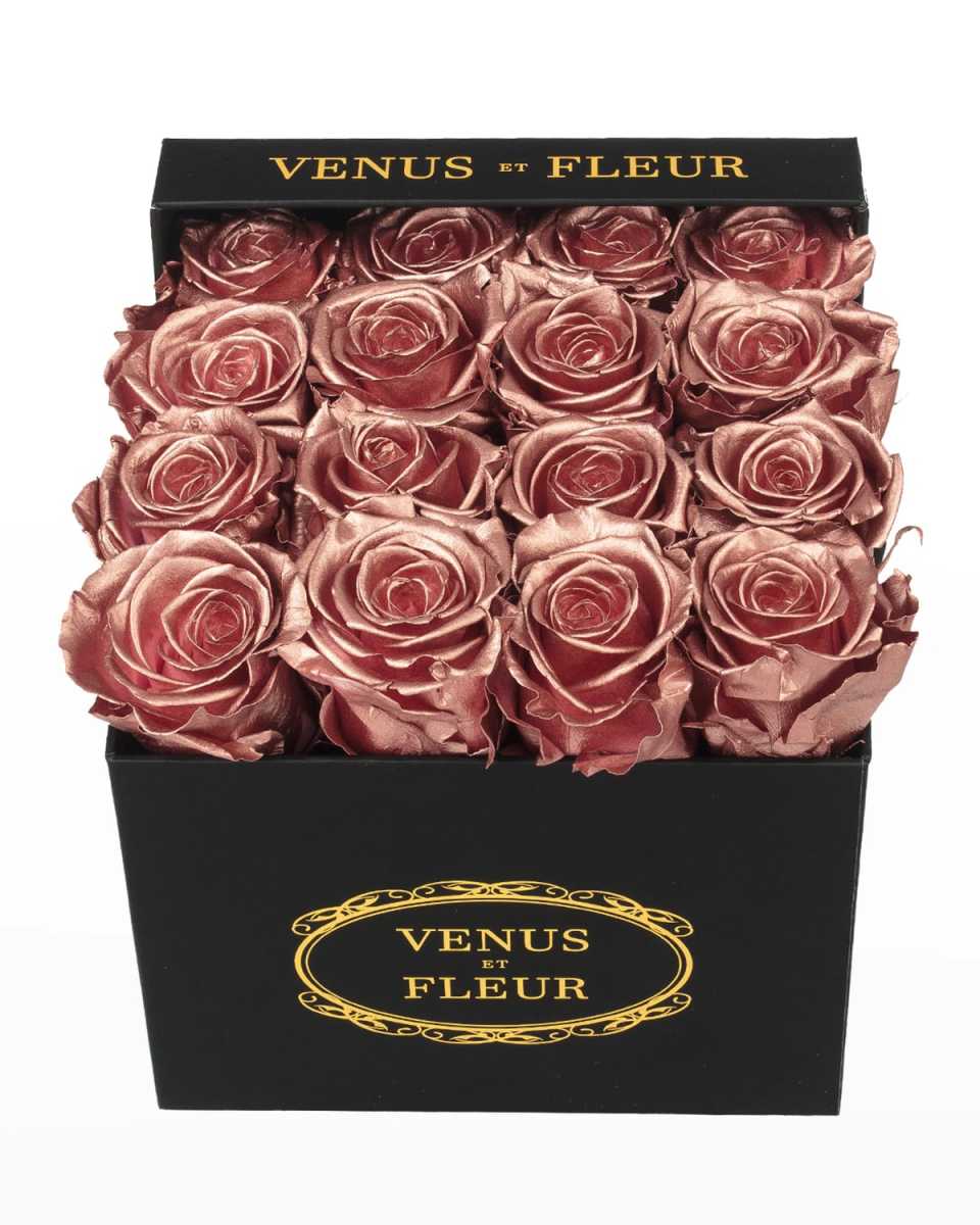 Classic Small Square Rose Box