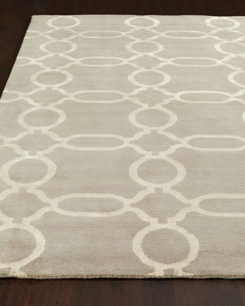 Ogee Chain Hand-Knotted Rug, 8' x 10'