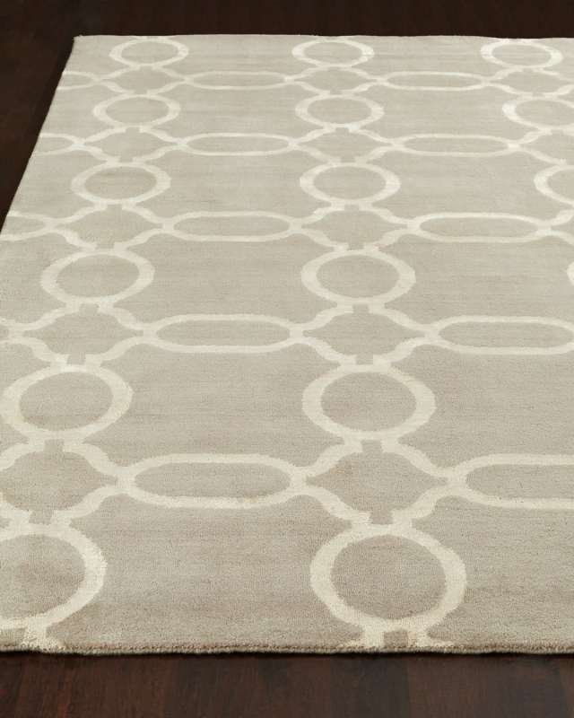 Ogee Chain Hand-Knotted Rug, 8' x 10'