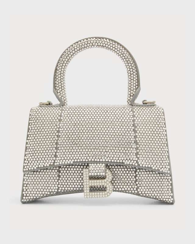 Hourglass XS Bag with Rhinestones