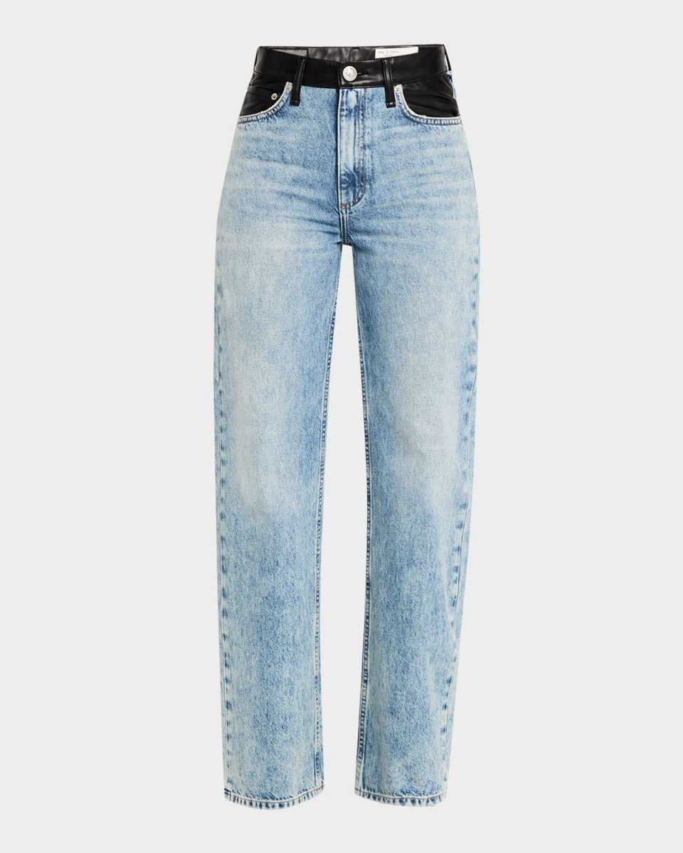 Shea High-Rise Relaxed Straight Combo Jeans