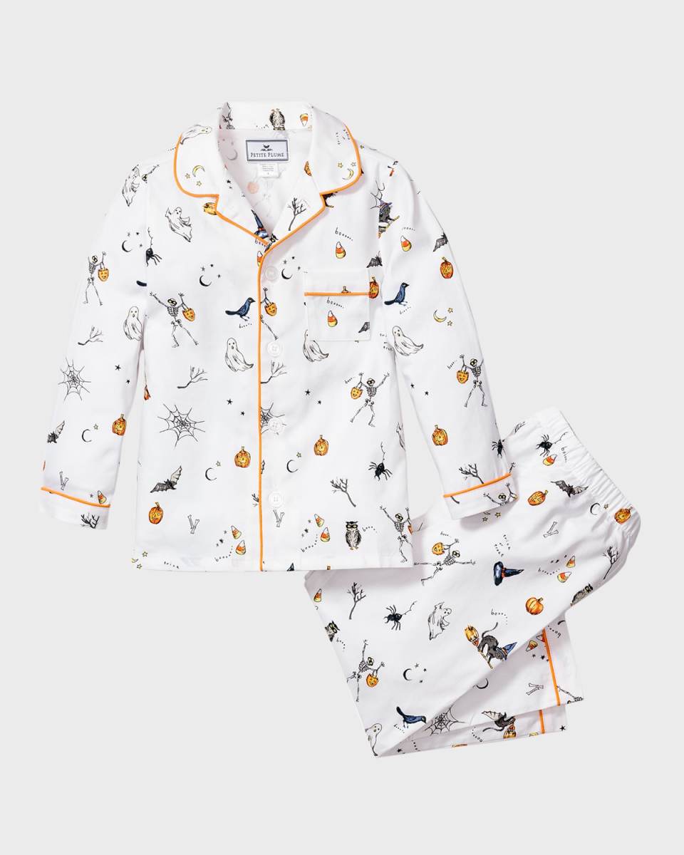 Kid's Trick Or Treat Pajama Set, Size 6M-14