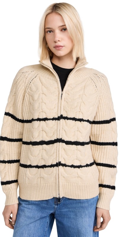 Line & Dot Bastille Sweater Cream and Black