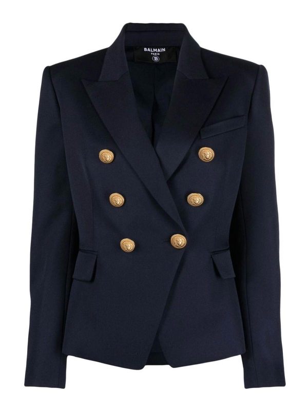 Balmain Blazer - Bleu