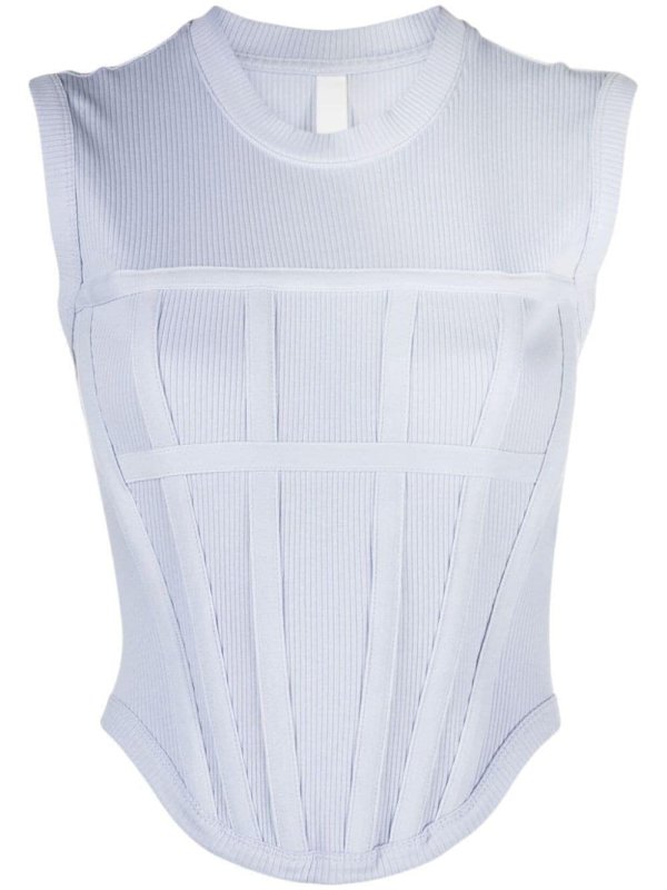 ribbed corset top