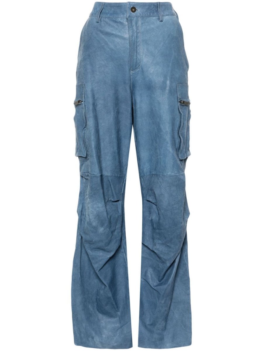 straight-leg cargo pants