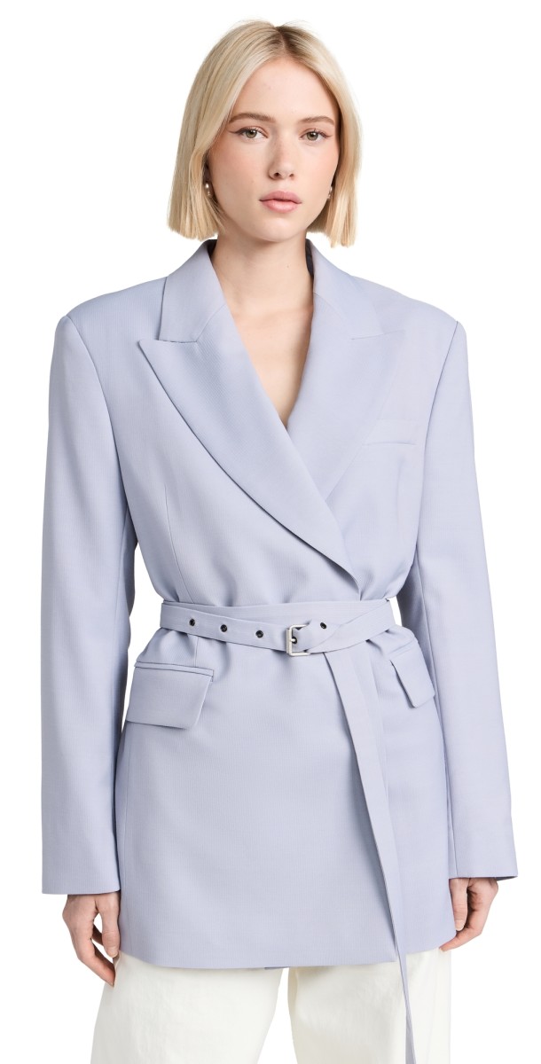 Acne Studios Double Breasted Blazer Dusty Lilac